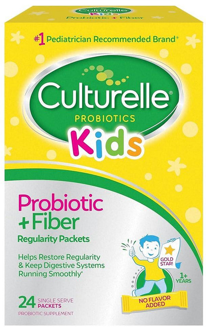 Culturelle 컬처렐 유아 어린이 프로바이오틱 + 섬유질 24패킷, 1개