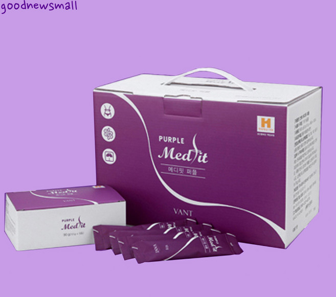 메디핏퍼플90포(45일분)차전자피 식이섬유 치커리 다시마 강황 귀리등 혼합유산균19종 굿뉴스쇼핑, 1개, 900