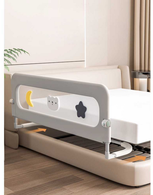 휴대용 침대가드 울타리 낙상방지 사이드 칸막이 파티션 가림막 원터치 펜스, 5. 스카이블루 L형 1.2m