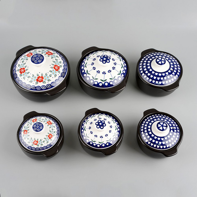 가정용 뚝배기 블루스톤 내열냄비 하이라이트 양수냄비, 찜기2, 1개