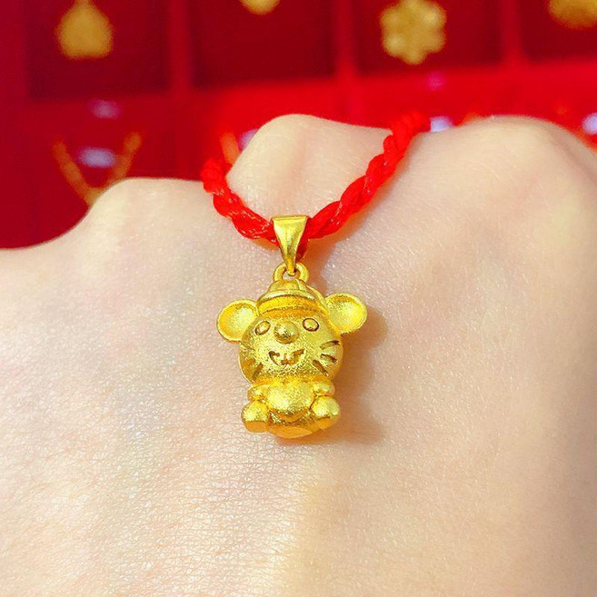生肖牛項鍊吊墜