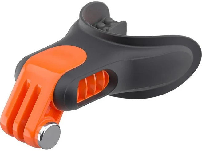 HERO 10 9 8 7 6 5 4 3+ 2 카메라 F19E Insta360 DJI GoPro용 입 마운트 서핑 스케이팅 보트 바이트 마우스, 01 A