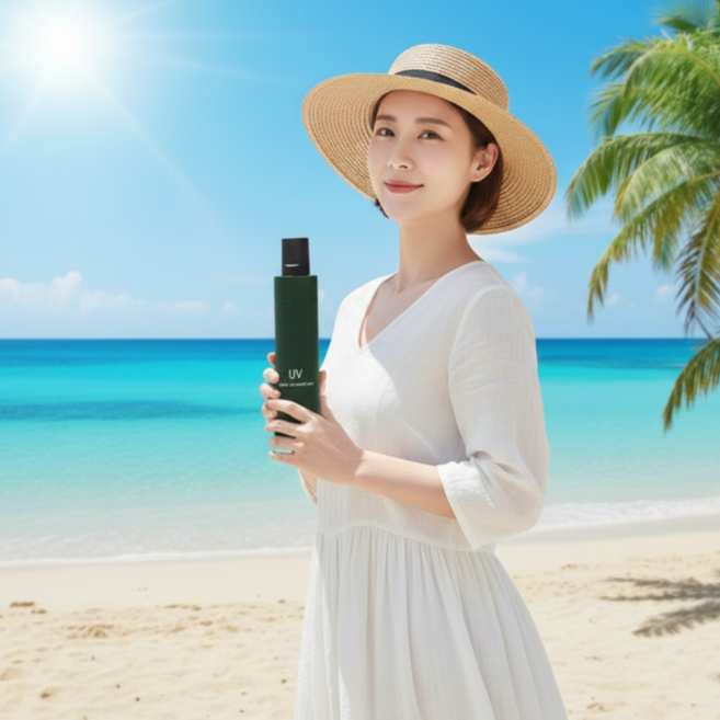 컬쳐엔 3단 자동 경량 우산 양산 골프우산 자외선차단 겸용 1+1