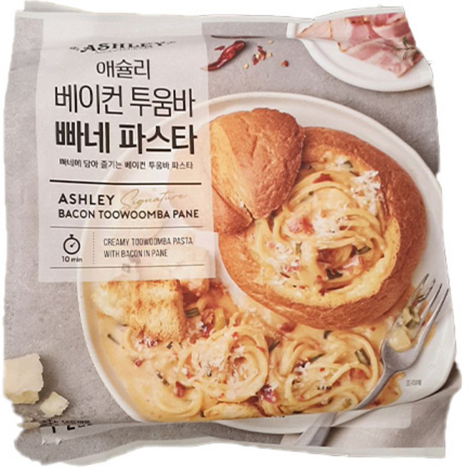 애슐리 베이컨 투움바 빠네 파스타, 1개, 600g