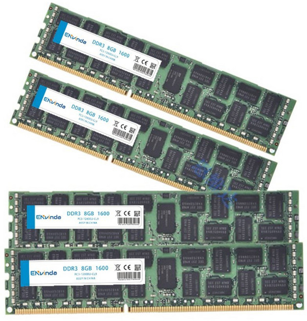 DDR3 reg 8GB 서버 메모리 ECC 1600MHZ PC3 RAM 지지대 X79 X58 LGA 2011 마더보드 8GPC3L, 8GB 1600MHz x 2pcs, 01 8GB 1600MHz x 1pcs