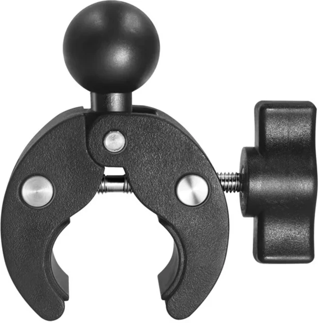 1 인치 25mm 오토바이 램 볼 마운트 지원 ​​자전거 핸들 바 난간 Gopro Insta360 Garmin 카메라 액세서리, 01 검정색