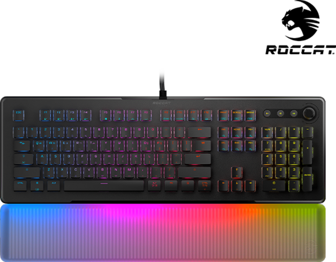 로캣 불칸 II 맥스 VULCAN II Max 게이밍 키보드, ROC-12-008 / TB-ROC-12-008, 블랙