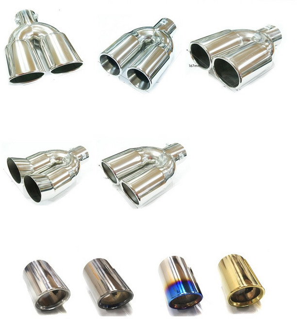 차량용 배기튜닝 머플러팁 머플러커터 마후라팁 수입차 순정형, 1개
