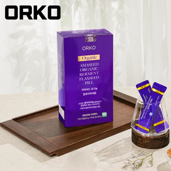 유기농 생아마씨 발효 환 360g (6g x 60개입) 식이섬유 리그난 아마씨환, 120개, 6g - 쿠팡