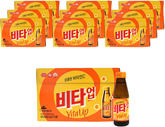 현대약품 비타업, 100ml, 100개