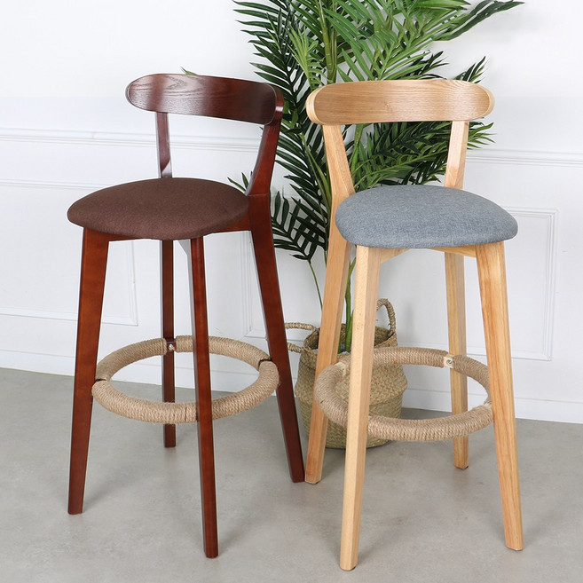 체어센스 올리버 아일랜드 식탁 높은 바 카페 의자, 올리버 월넛