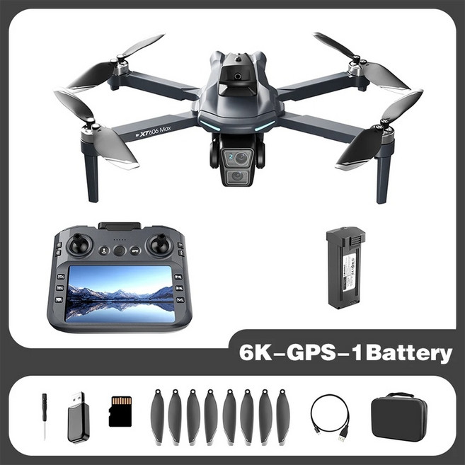 샤오미 8K 드론 XT606 전문가용, 6K GPS 배터리1