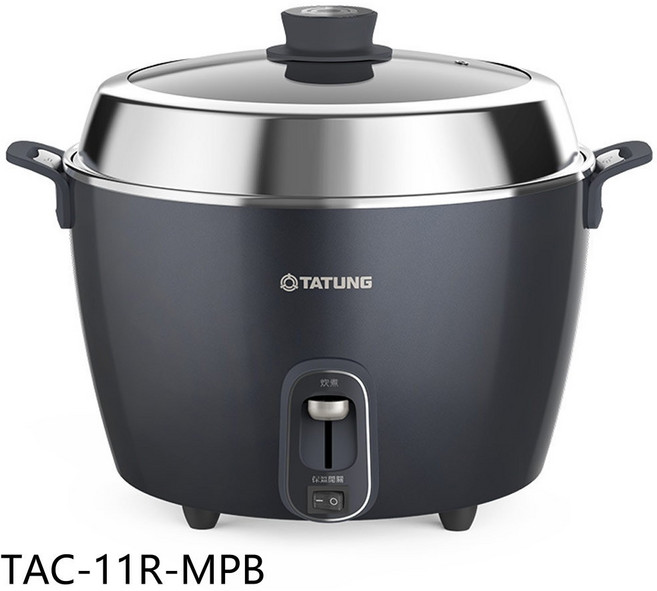 TATUNG 大同電鍋 簡約設計多功能烹飪 食品級材質內鍋, 白色, TAC-11R-MPB