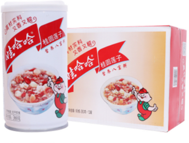 와하하 팔보죽, 360g, 12개