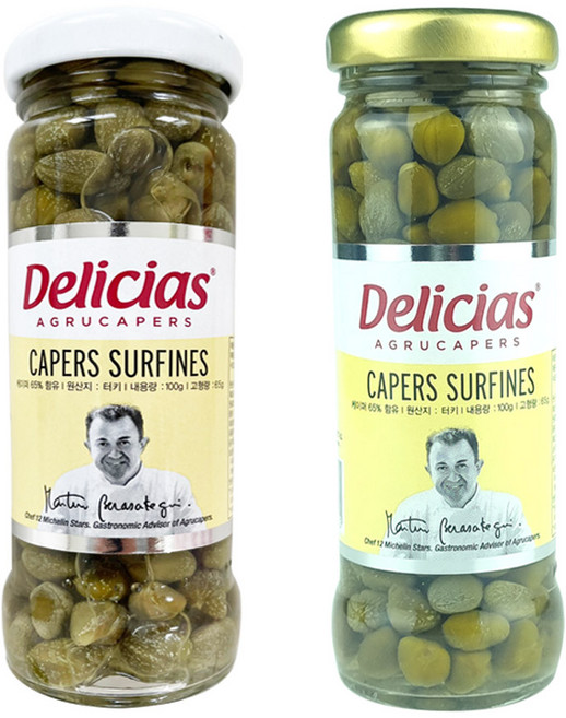 [B급제품 할인] 델리시아스 케이퍼, 100g, 1개