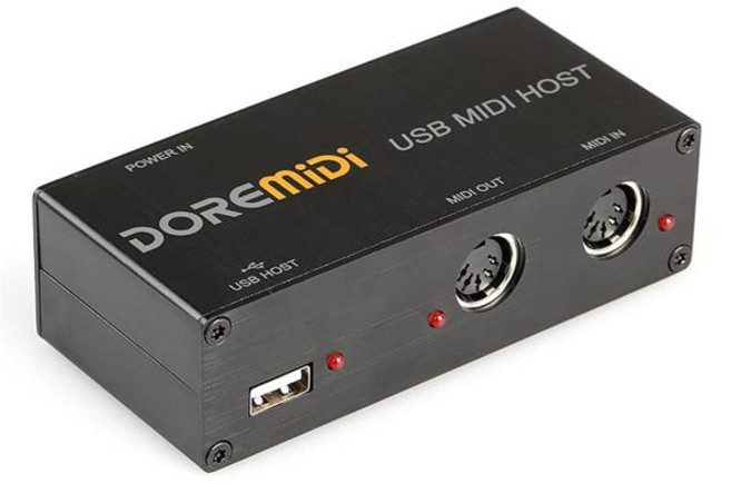 Doremidi 1 USB-MIDI 호스트 기타 이펙터 MIDI 신시사이저 생성기 MIDI 인터페이스 장치 전자 악기 장비, 1개
