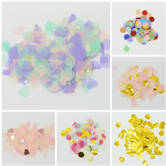 파티지엥 콘페티 컨페티 종이 결혼식 꽃가루 조화 장미 꽃잎, (컨)13.퍼플 하트-30g