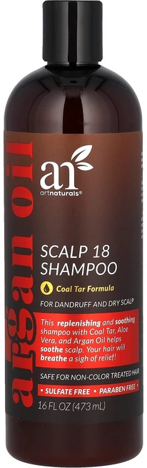 아트내추럴스 스칼프 18 샴푸 콜타르 포뮬러 473ml (16 fl oz) RNA-02014, 1 - 쿠팡