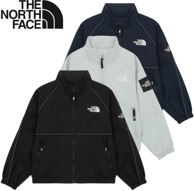 [매장발송] 노스페이스 키즈 바람막이 점퍼 방풍 간절기 남아 여아 주니어 외출 운동 학교 캠핑