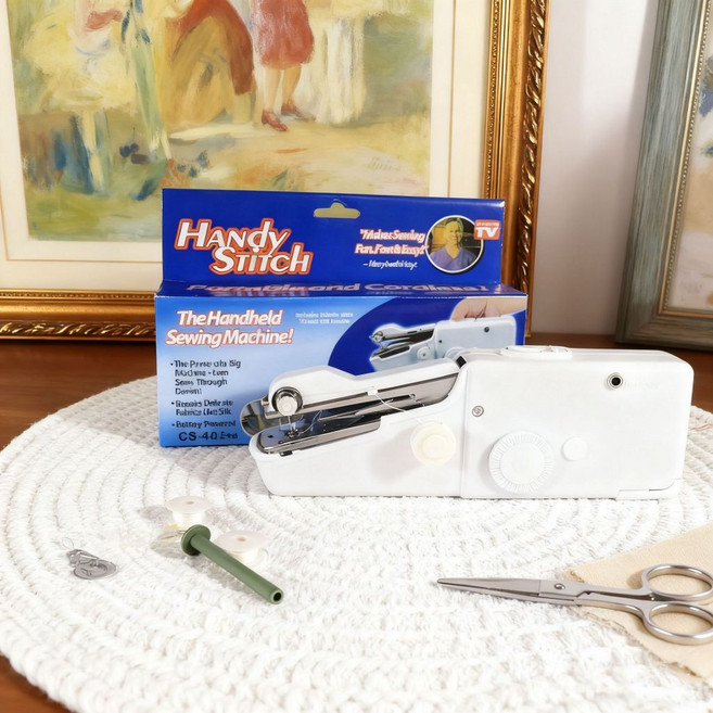 Handy Stitch 手持式縫紉機 迷你便攜 快速修補衣物, 單款, N/A, N/A