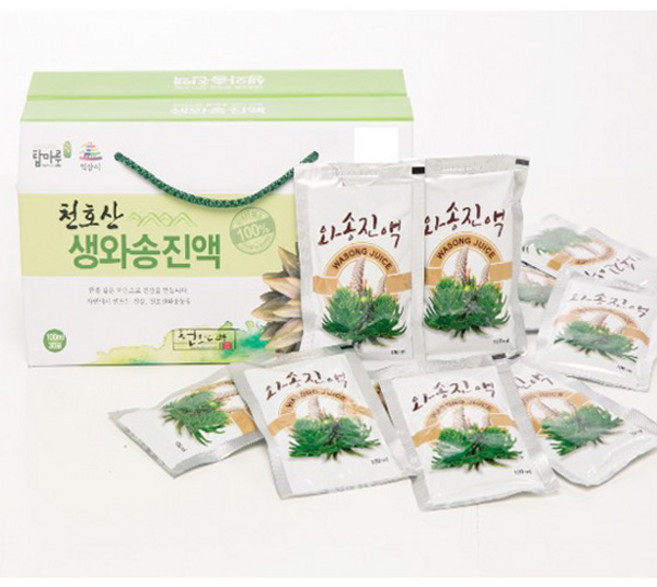 천호산와송농장 저온추출 와송즙 (60포+6포) (30포+3포) 택1 유기농 와송으로 만들어 건강합니다, 100ml, 132개