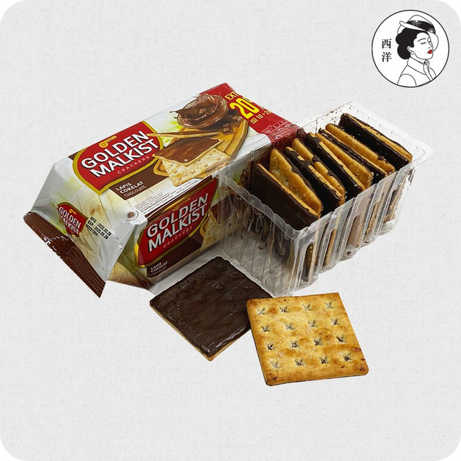 니신 골든 몰키스트 크래커 초콜릿맛 /게리크래커, 14개, 120g