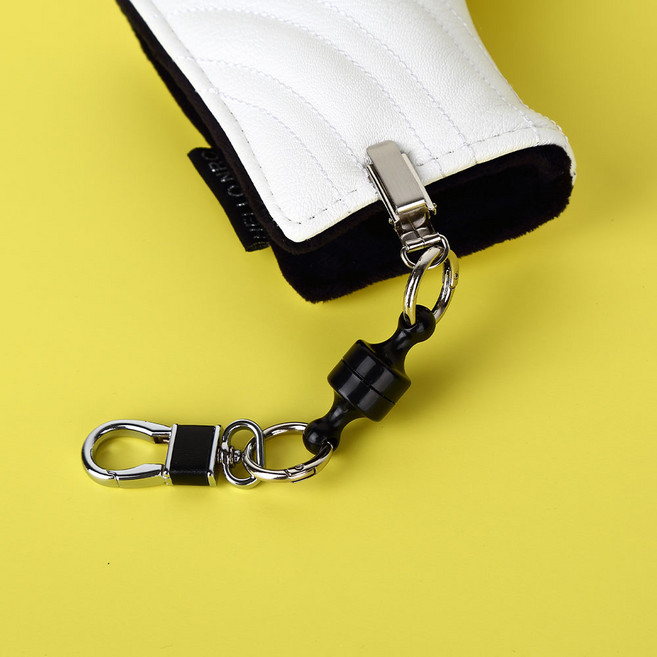 스톤핏 골프 자석 퍼터키퍼 국산집게 필드용품 악세사리 선물, 블랙/실버, 1개