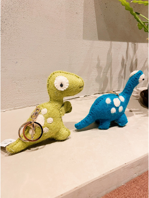 양모펠트 공룡 키링 어린이집 가방 소품 선물