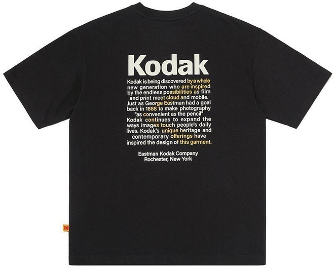 코닥 빈티지 필름 스토리 순면 티셔츠