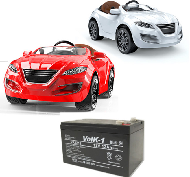 유아전동차 배터리 6v12v 파파야나인 전동차 배터리 12v7ah/12v9ah, 대용량 12v12ah, 1개