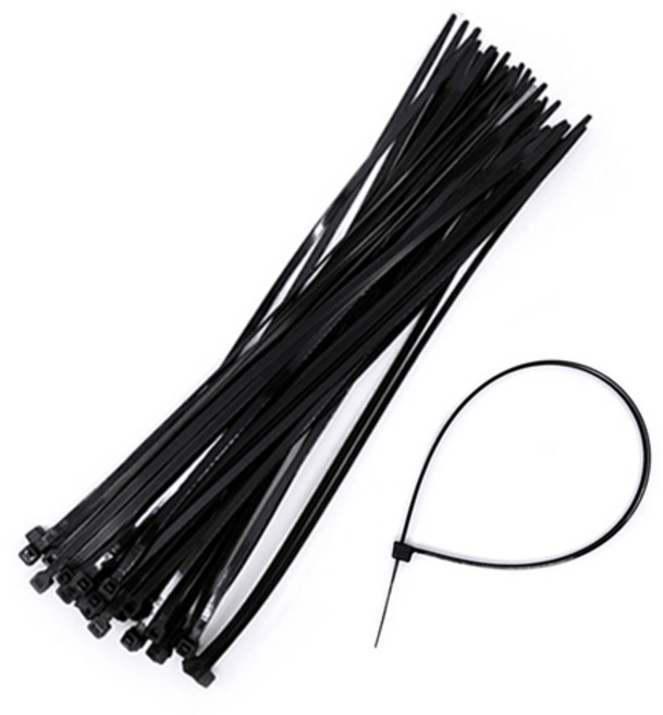 워니네 케이블타이 5x200mm (약 50개입) 케이블 타이밴드 전선 배선정리, 블랙, 1개