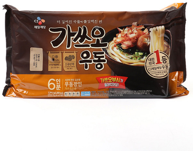 [CJ]가쓰오 우동 233.3g x 6개