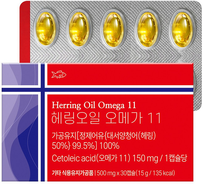 매일1분 노르웨이 오메가 3-9-11 헤링오일 북유럽 오메가11, 1개, 30정