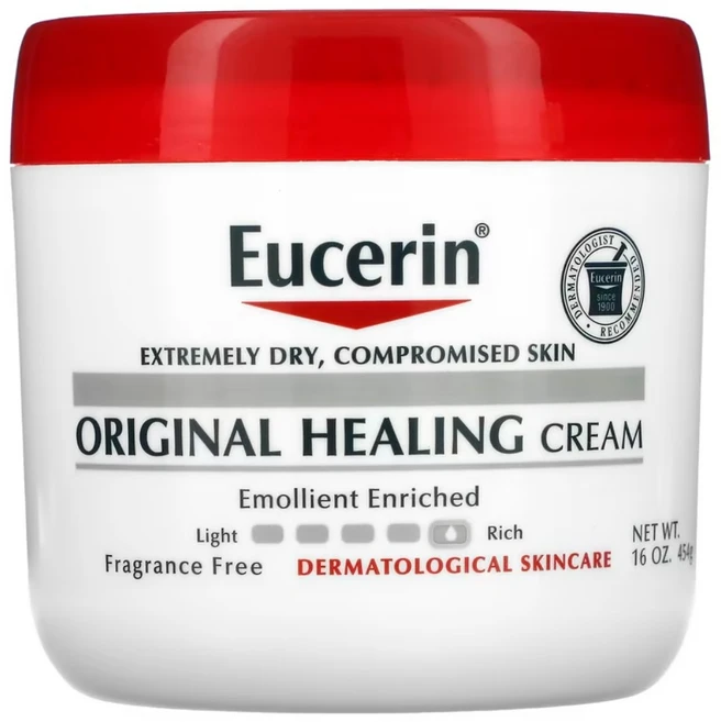 [유세린] 겨울철 악건성 보습 오리지날 힐링 크림 무향 리치 454g, 1개 - 쿠팡