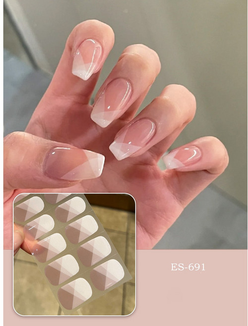 Sevalo 솔라젤 네일스트립 반경화젤네일, 20개, ES-691