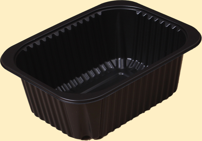 PP 19157 블랙 100개-소분 일회용 배달 포장 실링 용기, 1박스, 100개