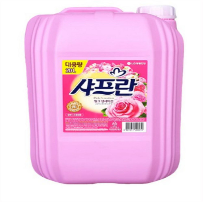 샤프란 섬유유연제 대용량, 20L, 8개