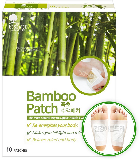 에센스네이처 죽초 수액패치 10매입 발바닥 발패치 시트, 10개