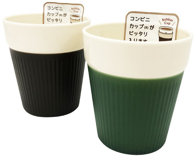 日本 山田化學 止滑咖啡杯套 260ml 適用便利商店杯, 1個