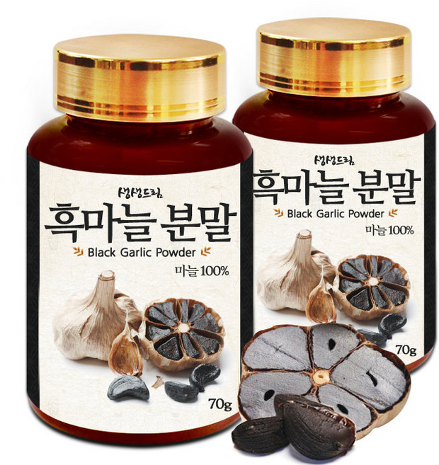 생생드림 흑마늘 분말, 70g, 2개
