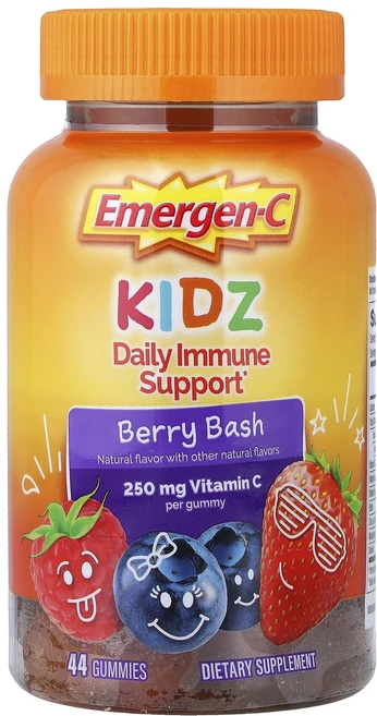 이머전씨 Kidz 데일리 이뮨 서포트 베리 배쉬 250mg 구미젤리 44개, 6개, 44정 - 쿠팡