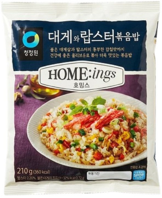 호밍스 대게와 랍스터볶음밥 (), 10개, 210g