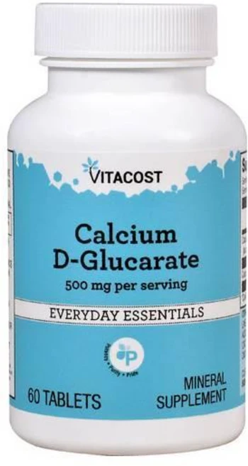 비타코스트 칼슘 D-글루카레이트 60정, 1개 - 쿠팡