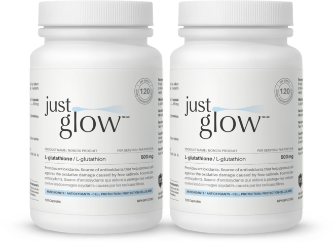 저스트글로우 퓨어 L-글루타치온 500mg, 2개, 120정