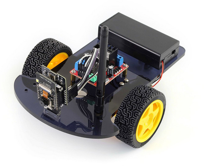키에스튜디오 ESP32-Cam 4WD&2WD 로봇 자동차 키트 WIFI&카메라 스마트 자동차 아두이노 ESP32 로봇 학습 프로그래밍 프로젝트 로봇 키트, 2WD