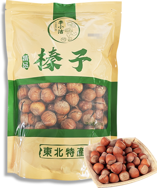 홍홍 중국식품 중국 볶은 개암 큰알(대) 헤이즐넛 깨금 견과류, 1개, 500g