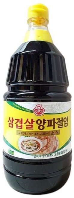 식자재 양파절임소스 오뚜기 삼겹살용 2.1Kg x6개 rkr5078Bz, 1개, 1g, 1ml