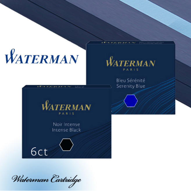 워터맨 카트리지 미니사이즈 (흑색/청색), 청색