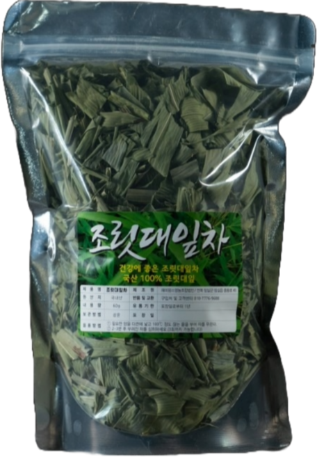 차 선물세트 토복령차 조릿대잎차 죽순잎차 3종 차 선물세트 국산, 2. 조릿대잎차 60g, 1개