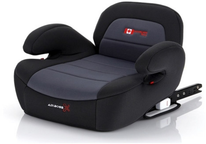 에어보스 휴대용 카시트 주니어 부스터 록키 ISOFIX, 록키/그레이+휴대용토드백